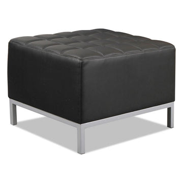 Alera® Alera Qub Series Ottoman, 26.38w X 21.5d X 17.5h, Black freeshipping - TVN Wholesale